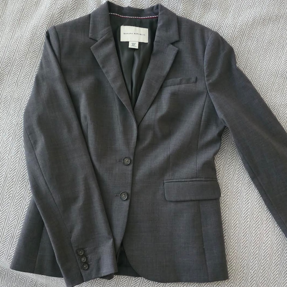 Banana Republic Women's Wool Suit Jacket